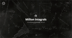 Desktop Screenshot of millionintegrals.com