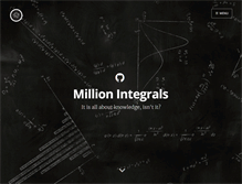 Tablet Screenshot of millionintegrals.com